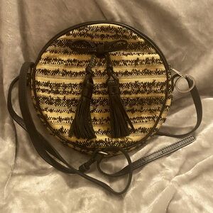 Patricia Nash Woven Straw Cappaci Crossbody Purse / Bag